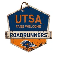 UTSA Roadrunners 20'' x 20'' Fans Welcome Badge Sign
