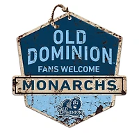 Old Dominion Monarchs 20'' x 20'' Fans Welcome Badge Sign