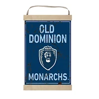 Old Dominion Monarchs 12'' x 20'' Faux Rust Banner Sign