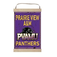Prairie View A&M Panthers 12'' x 20'' Faux Rust Banner Sign