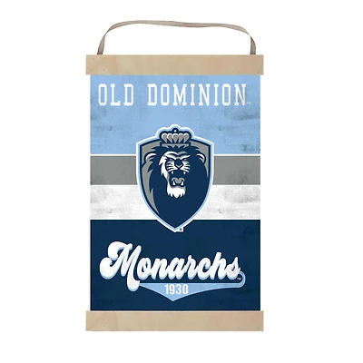 Old Dominion Monarchs 12'' x 20'' Retro Logo Banner Sign