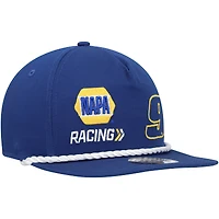 Men's New Era Royal Chase Elliott NAPA Golfer Snapback Hat