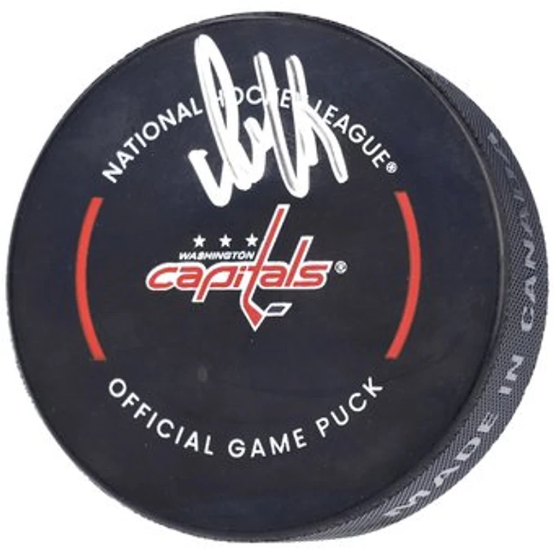 Alexander Ovechkin Washington Capitals Autographed Official Game Puck
