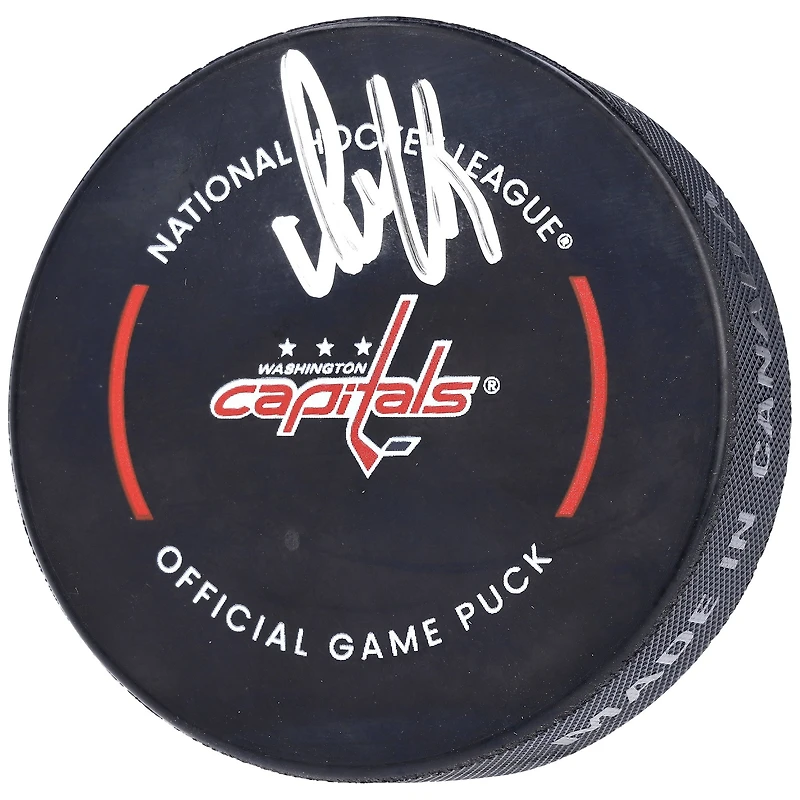 Alexander Ovechkin Washington Capitals Autographed Official Game Puck