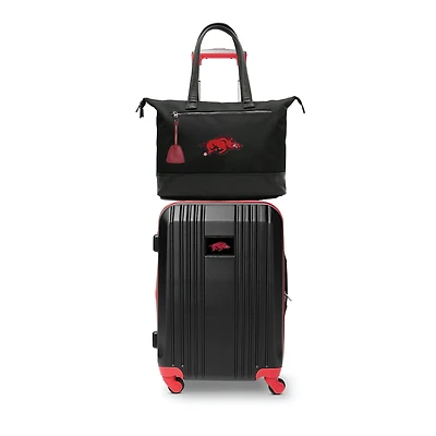 MOJO Arkansas Razorbacks Premium Laptop Tote Bag and Luggage Set