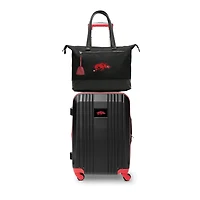 MOJO Arkansas Razorbacks Premium Laptop Tote Bag and Luggage Set