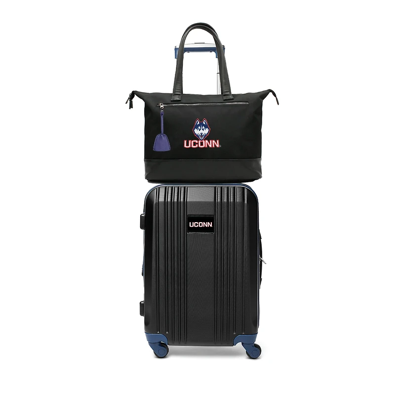 MOJO UConn Huskies Premium Laptop Tote Bag and Luggage Set