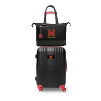 MOJO Maryland Terrapins Premium Laptop Tote Bag and Luggage Set