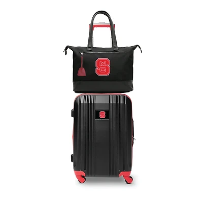 MOJO NC State Wolfpack Premium Laptop Tote Bag and Luggage Set