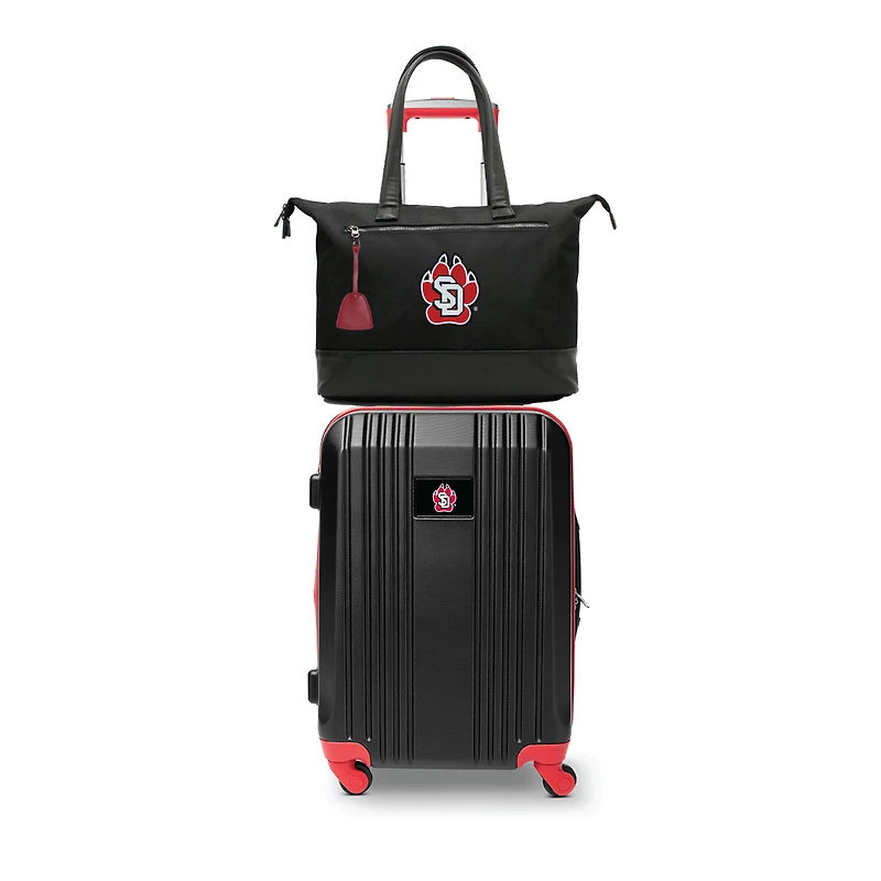 MOJO South Dakota Coyotes Premium Laptop Tote Bag and Luggage Set