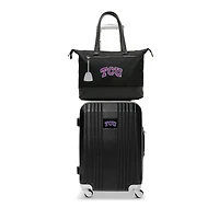 MOJO TCU Horned Frogs Premium Laptop Tote Bag and Luggage Set