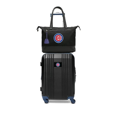 MOJO Chicago Cubs Premium Laptop Tote Bag and Luggage Set