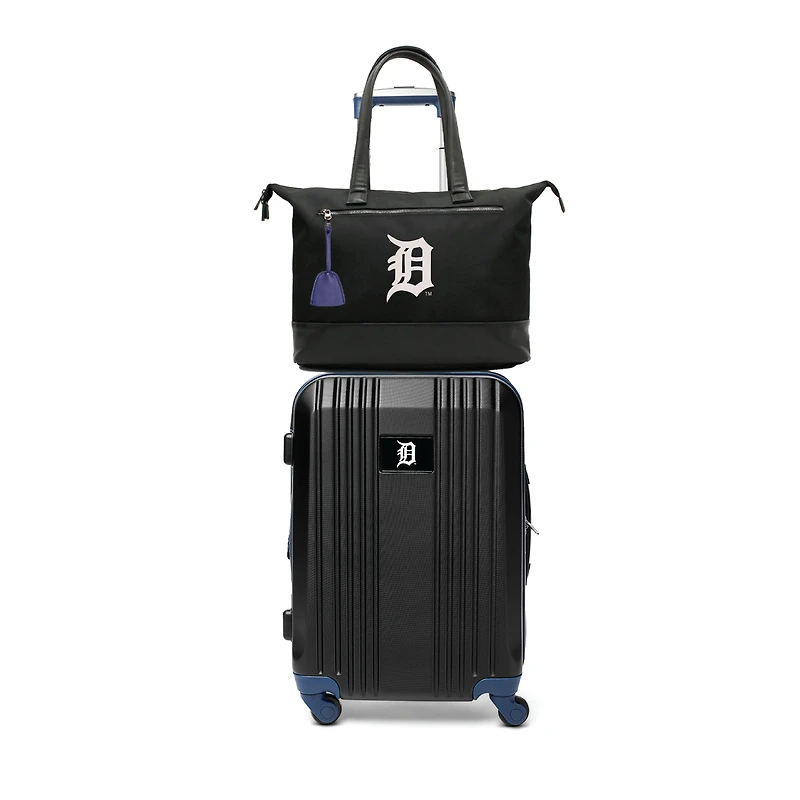 MOJO Detroit Tigers Premium Laptop Tote Bag and Luggage Set