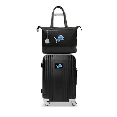 MOJO Detroit Lions Premium Laptop Tote Bag and Luggage Set