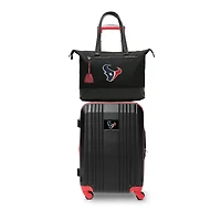 MOJO Houston Texans Premium Laptop Tote Bag and Luggage Set