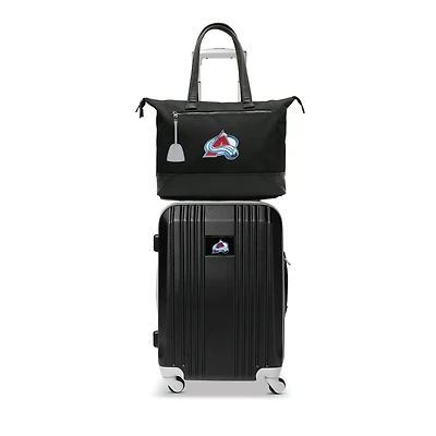 MOJO Colorado Avalanche Premium Laptop Tote Bag and Luggage Set