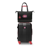MOJO Montreal Canadiens Premium Laptop Tote Bag and Luggage Set