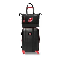 MOJO New Jersey Devils Premium Laptop Tote Bag and Luggage Set