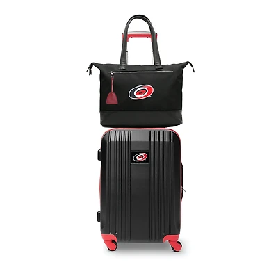 MOJO Carolina Hurricanes Premium Laptop Tote Bag and Luggage Set