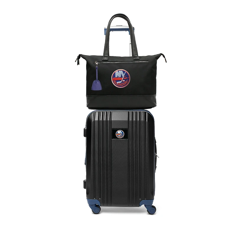MOJO New York Islanders Premium Laptop Tote Bag and Luggage Set