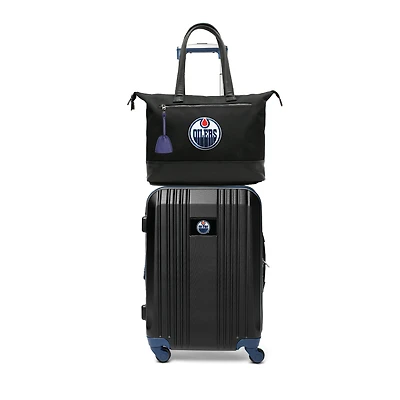 MOJO Edmonton Oilers Premium Laptop Tote Bag and Luggage Set