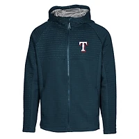 Men's Levelwear Navy Texas Rangers Durham Full-Zip Hoodie