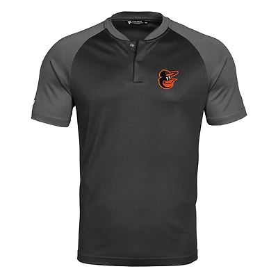 Men's Levelwear Black Baltimore Orioles Blade Polo
