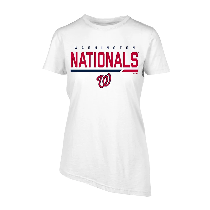 Women's Levelwear White Washington Nationals Birch T-Shirt