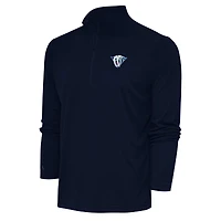 Men's Antigua Navy Nashville Predators Special Edition 2.0 Tribute Quarter-Zip Pullover Top