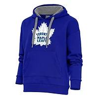 Women's Antigua Royal Toronto Maple Leafs Special Edition 2.0 Victory Pullover Hoodie