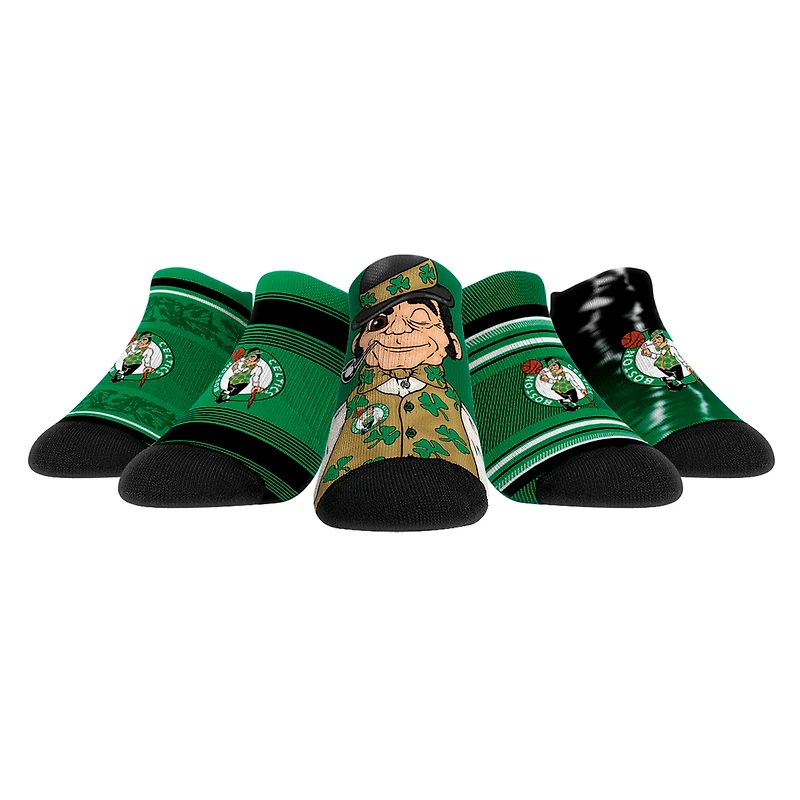 Rock Em Socks Boston Celtics Unisex Super Fan 5-Pack Low-Cut Socks