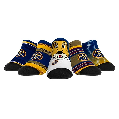 Rock Em Socks Denver Nuggets Unisex Super Fan 5-Pack Low-Cut Socks
