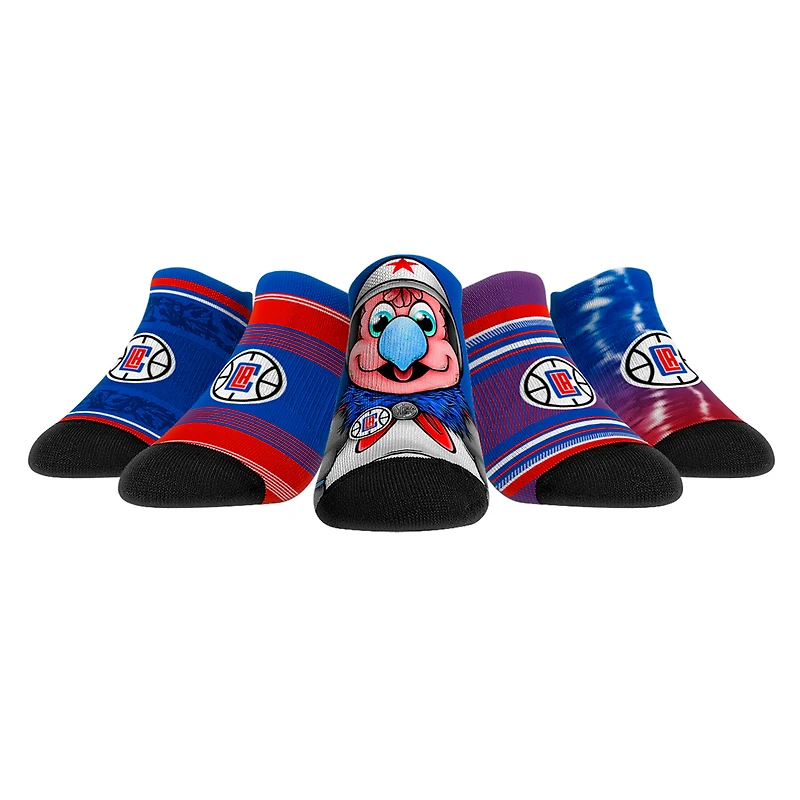 Rock Em Socks LA Clippers Unisex Super Fan 5-Pack Low-Cut Socks