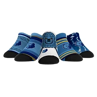 Rock Em Socks Memphis Grizzlies Unisex Super Fan 5-Pack Low-Cut Socks