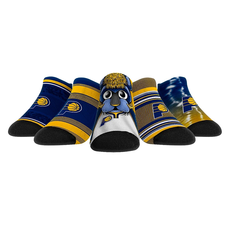 Rock Em Socks Indiana Pacers Youth Super Fan 5-Pack Low-Cut Socks