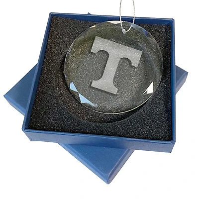 Tennessee Volunteers 3.25'' Laser Engraved Glass Ornament