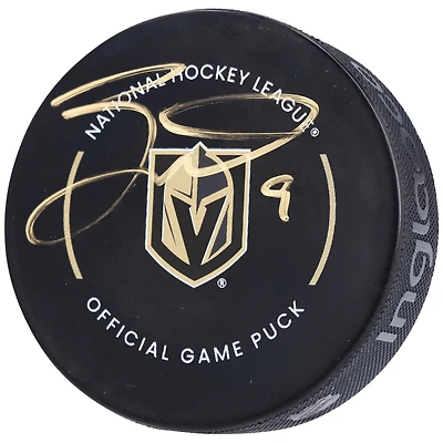 Jack Eichel Vegas Golden Knights Autographed Official Game Hockey Puck