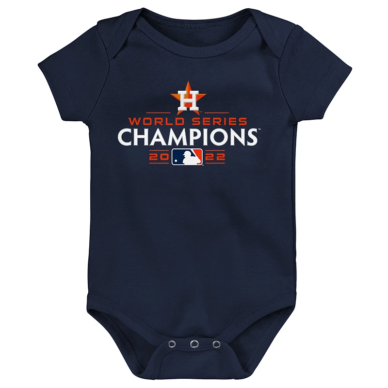 Infant Fanatics Navy Houston Astros 2022 World Series Champions Bodysuit