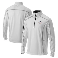 Men's Columbia White Houston Astros 2022 World Series Champions Shotgun Omni-Wick Quarter-Zip Top