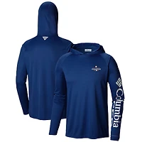 Men's Columbia Navy Houston Astros 2022 World Series Champions Terminal Tackle Long Sleeve Hoodie T-Shirt