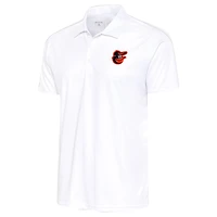 Men's Antigua White Baltimore Orioles Apex Polo
