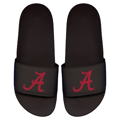 Men's ISlide Black Alabama Crimson Tide Primary Logo Motto Slide Sandals