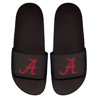 Men's ISlide Black Alabama Crimson Tide Primary Logo Motto Slide Sandals