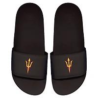 Men's ISlide Black Arizona State Sun Devils Primary Logo Motto Slide Sandals