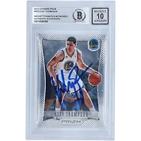 Klay Thompson Golden State Warriors Autographed 2012-13 Panini Prizm #203 Beckett Fanatics Witnessed Authenticated 10 Rookie Card
