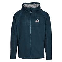 Men's Levelwear Navy Colorado Avalanche Durham Insignia Full-Zip Hoodie
