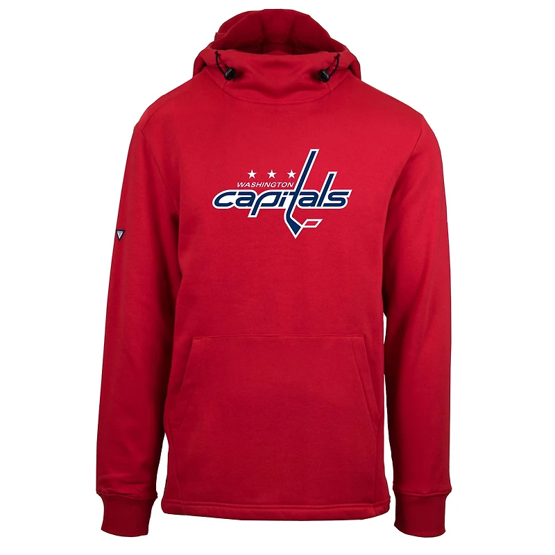 Men's Levelwear Red Washington Capitals Shift Fleece Pullover Hoodie