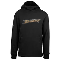 Men's Levelwear Black Anaheim Ducks Shift Fleece Pullover Hoodie