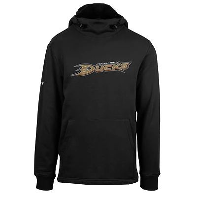Men's Levelwear Black Anaheim Ducks Shift Fleece Pullover Hoodie