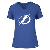 Women's Levelwear Royal Tampa Bay Lightning Ariya Core V-Neck T-Shirt